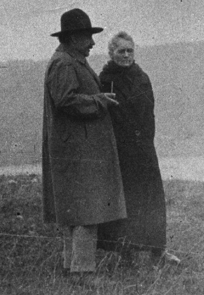 Marie Curie et Albert Einstein