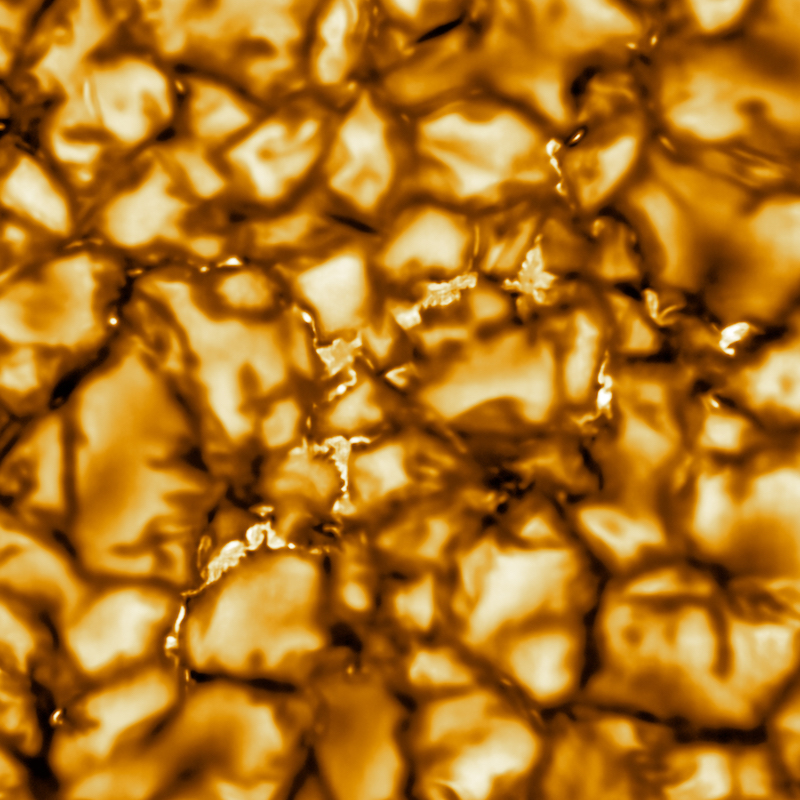 Image de la surface du Soleil photographiée par DKIST