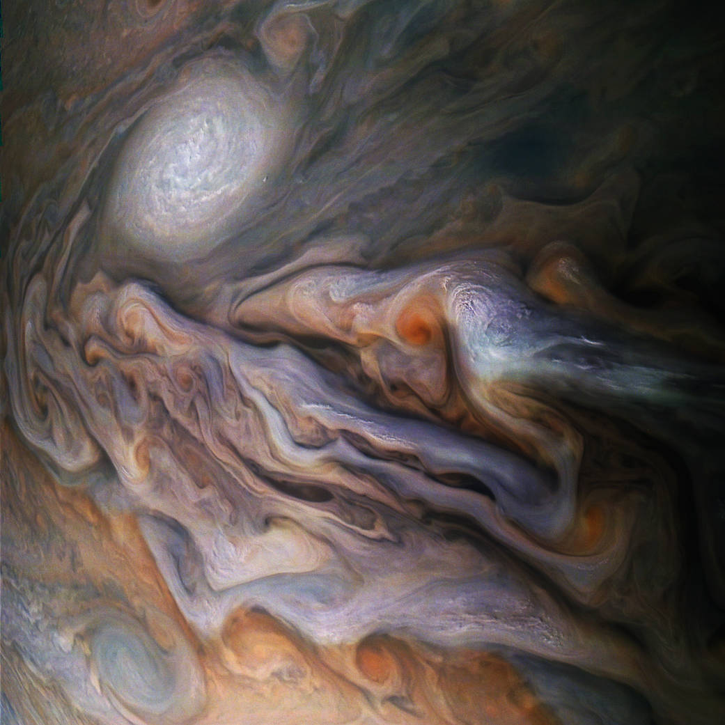 Image de Jupiter par Juno